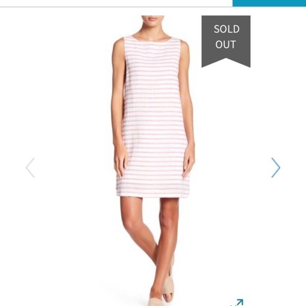 BeachLoungeLunch Alina Linen Blend Dress SZ XS